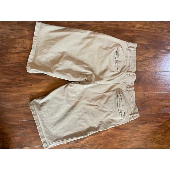 HUGO BOSS Schino Shorts Mens Casual Khaki Chino Size 34 Slim Fit - Picture 8 of 8